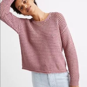 Pink madewell sweater